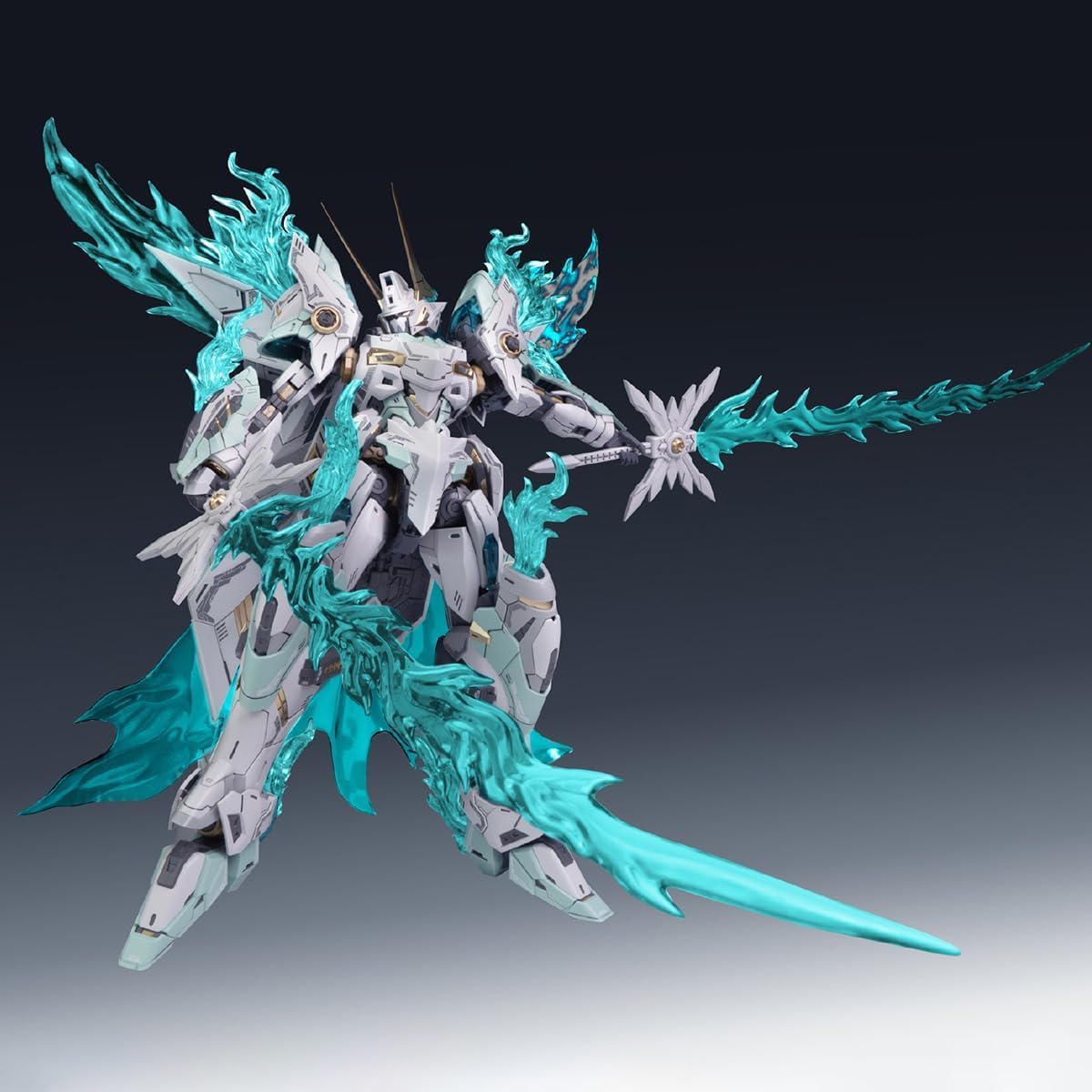 Amazon | SNAA 1/100 蒼炎の魂 - 炎皇 青煌粒子覚醒武装 YR-04